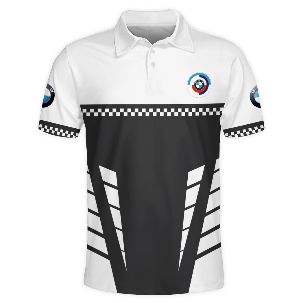 Motorsport Vehicle Polo Shirt Exclusive Logo, Everyday Comfort Button Shirt HVN1385BM - Image 3