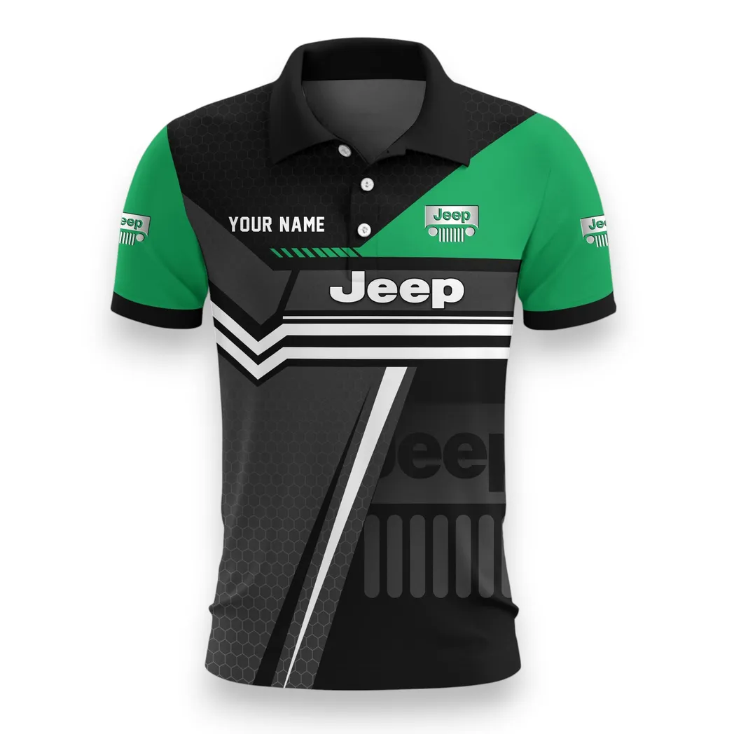 Off-Road SUV Polo Shirt, Classic Comfort Button Shirt CAR525111025030 - Image 2