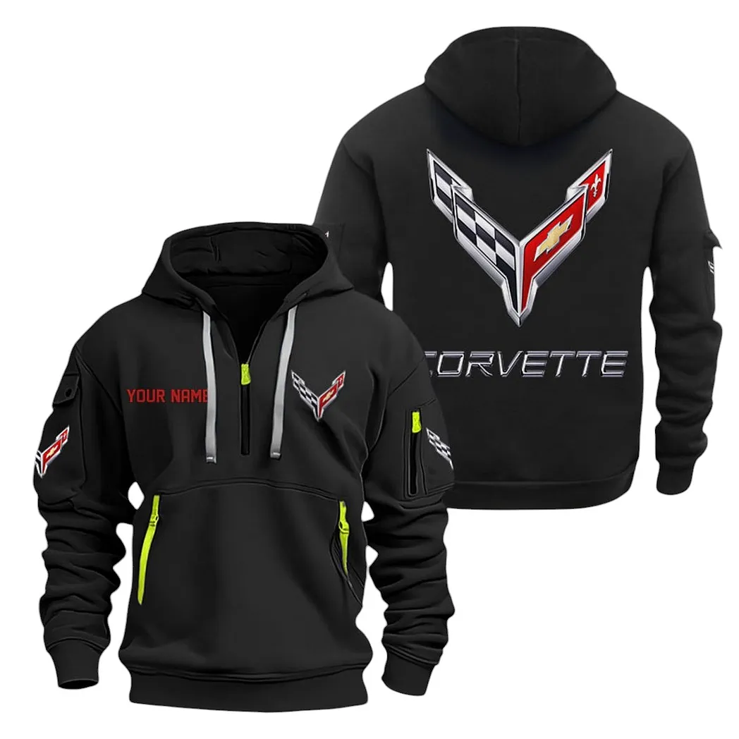 Performance Coupe Hoodie Half Zipper, Lifestyle Fan Half-Zip Hoodie CAR200 - Black - Image 2