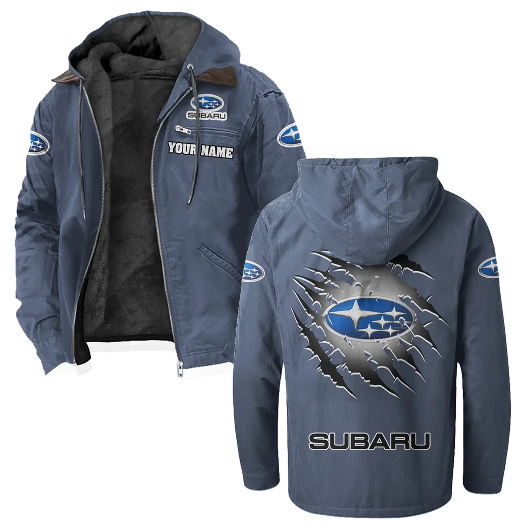 Performance Hatchback Flannel Hoodie, Bold Automotive Hoodie HVN1327SU - Navy Blue - Image 2