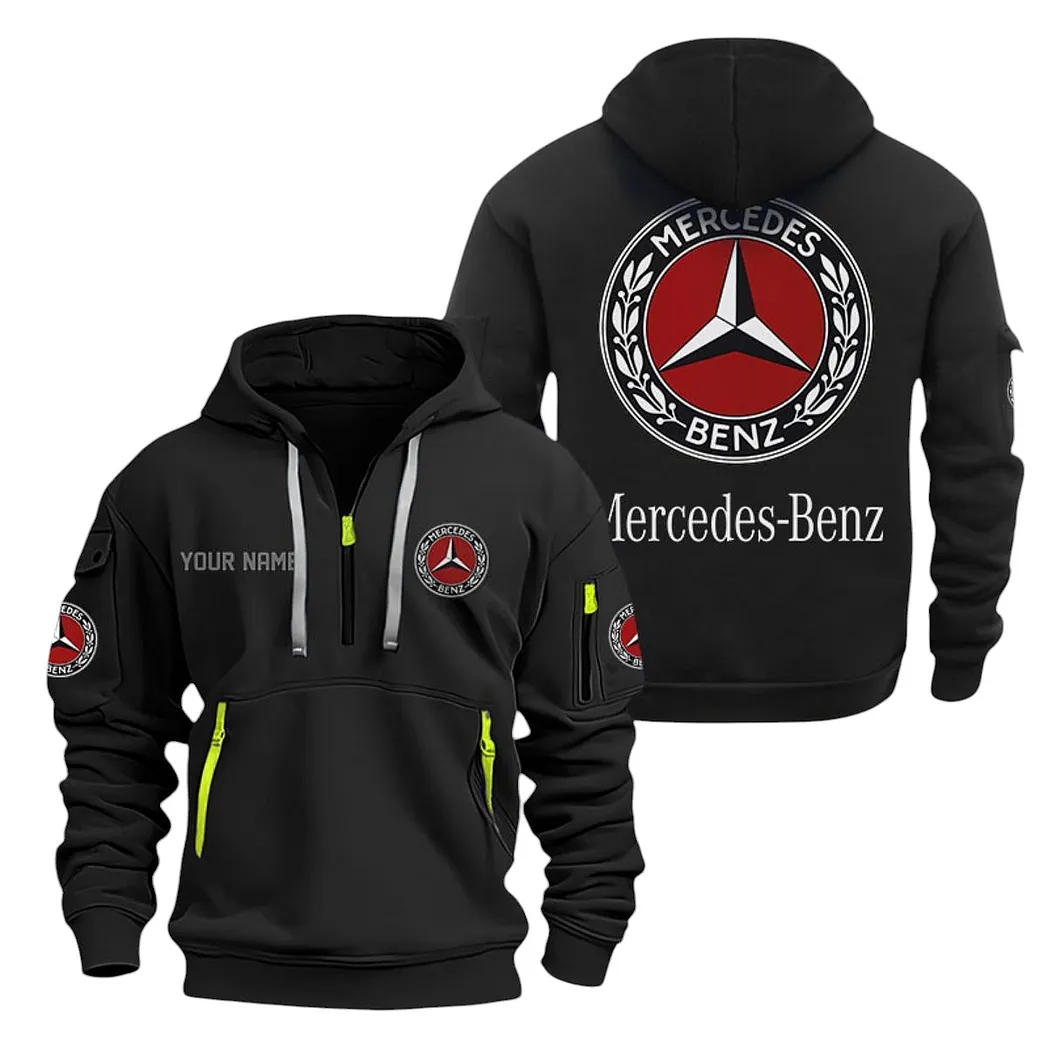 Performance Vehicle Hoodie Half Zipper, Game Time Hoodie CAR200 - Black - Image 2