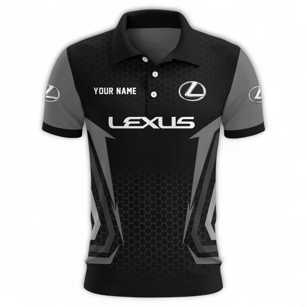 Premium Crossover Polo Shirt, Lightweight Streetwear Button Shirt CAR526 - Gray - Image 2