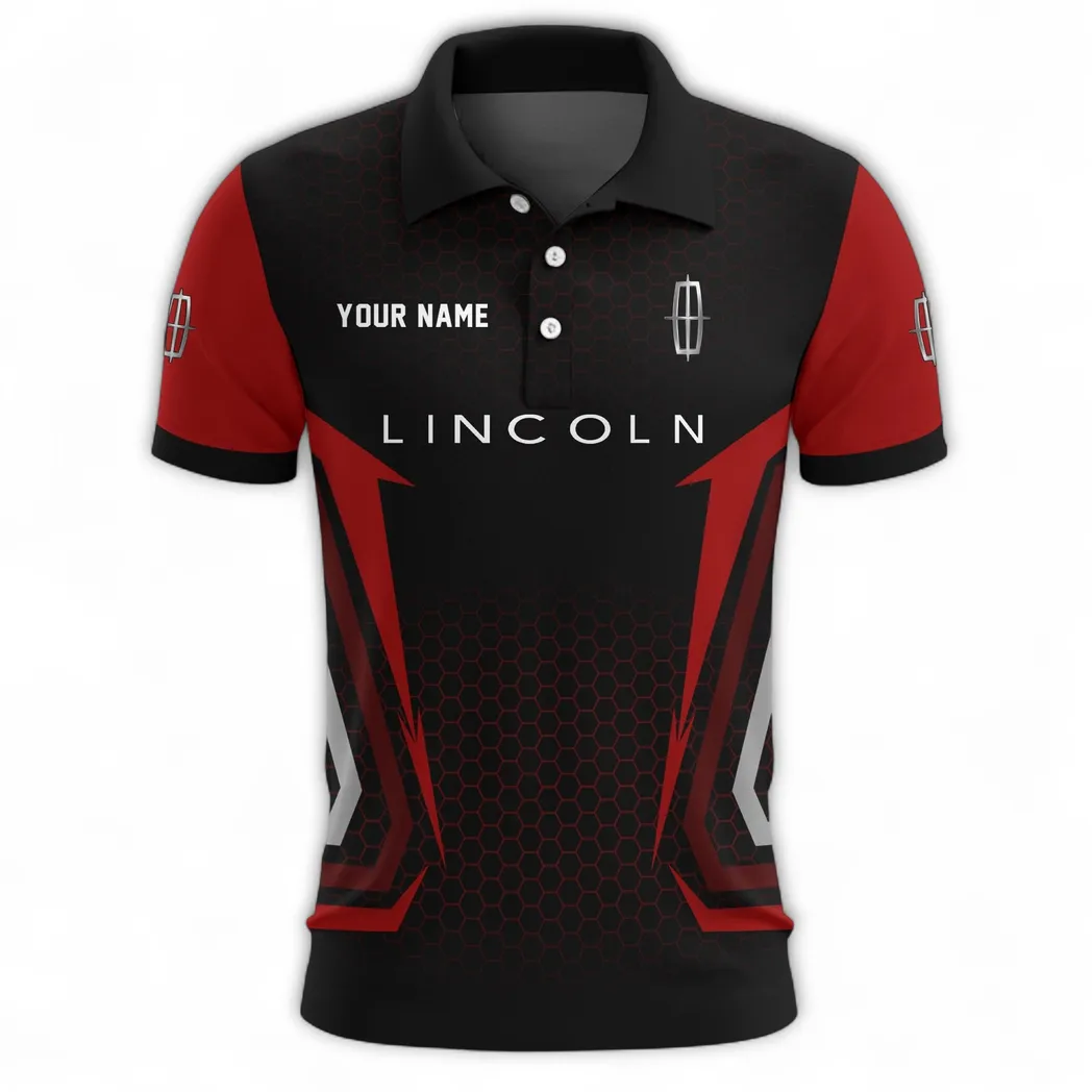 Premium Road Car Polo Shirt, Casual Street Button Shirt CAR526 - Red - Image 2