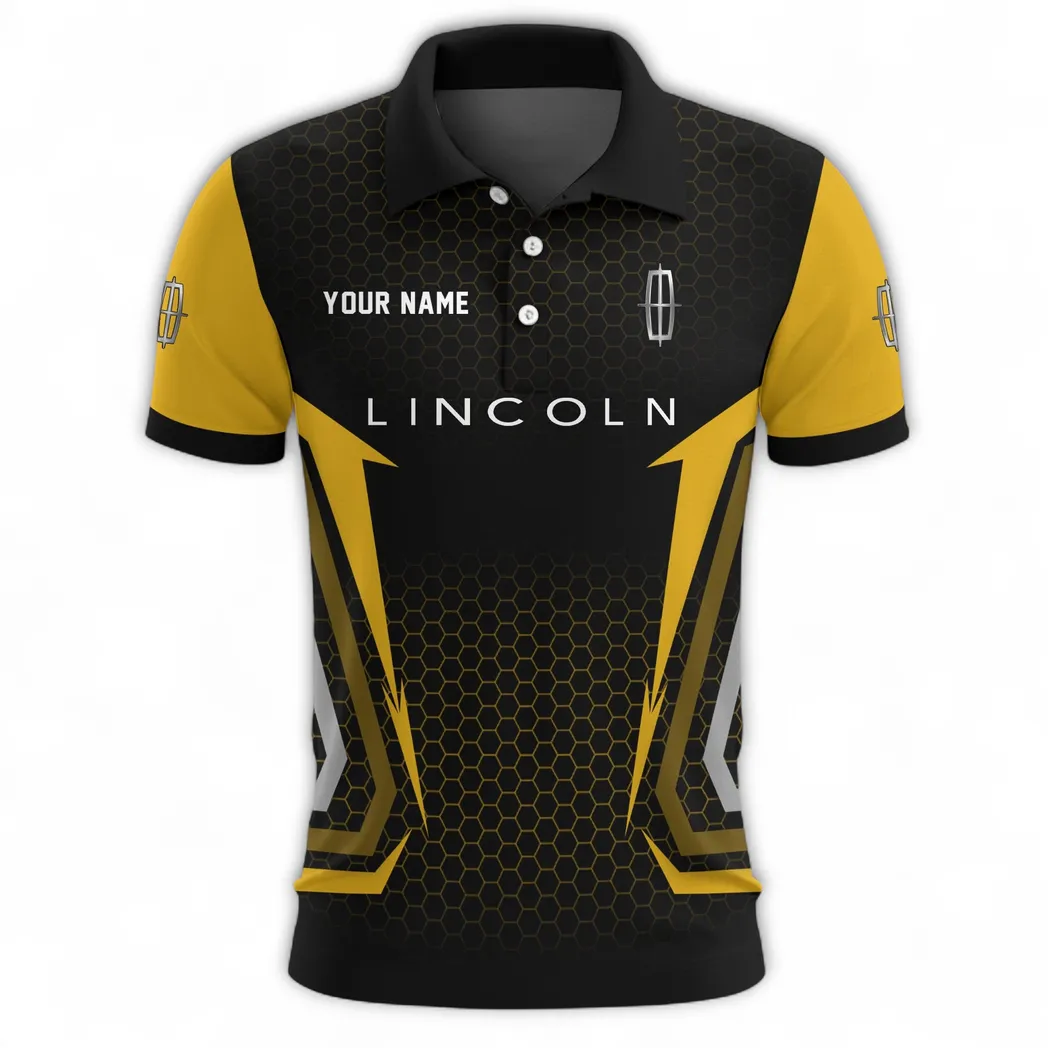 Premium Road Car Polo Shirt, Casual Street Button Shirt CAR526 - Yellow - Image 2