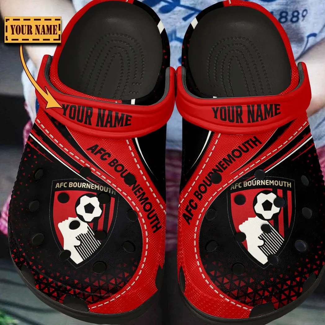 English Coast Reds Clogs Full Print, Fan Spirit Clogs SPO2120004 - Black - Image 2