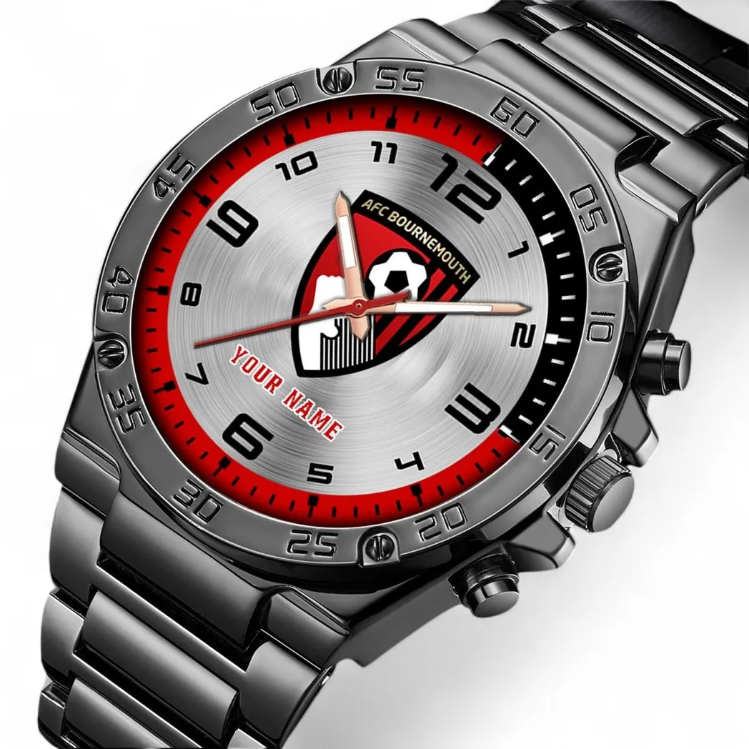 Red Coastal Fans Hand Watch, Athletic Style Fan Timepiece For Sport Fans EPL1000