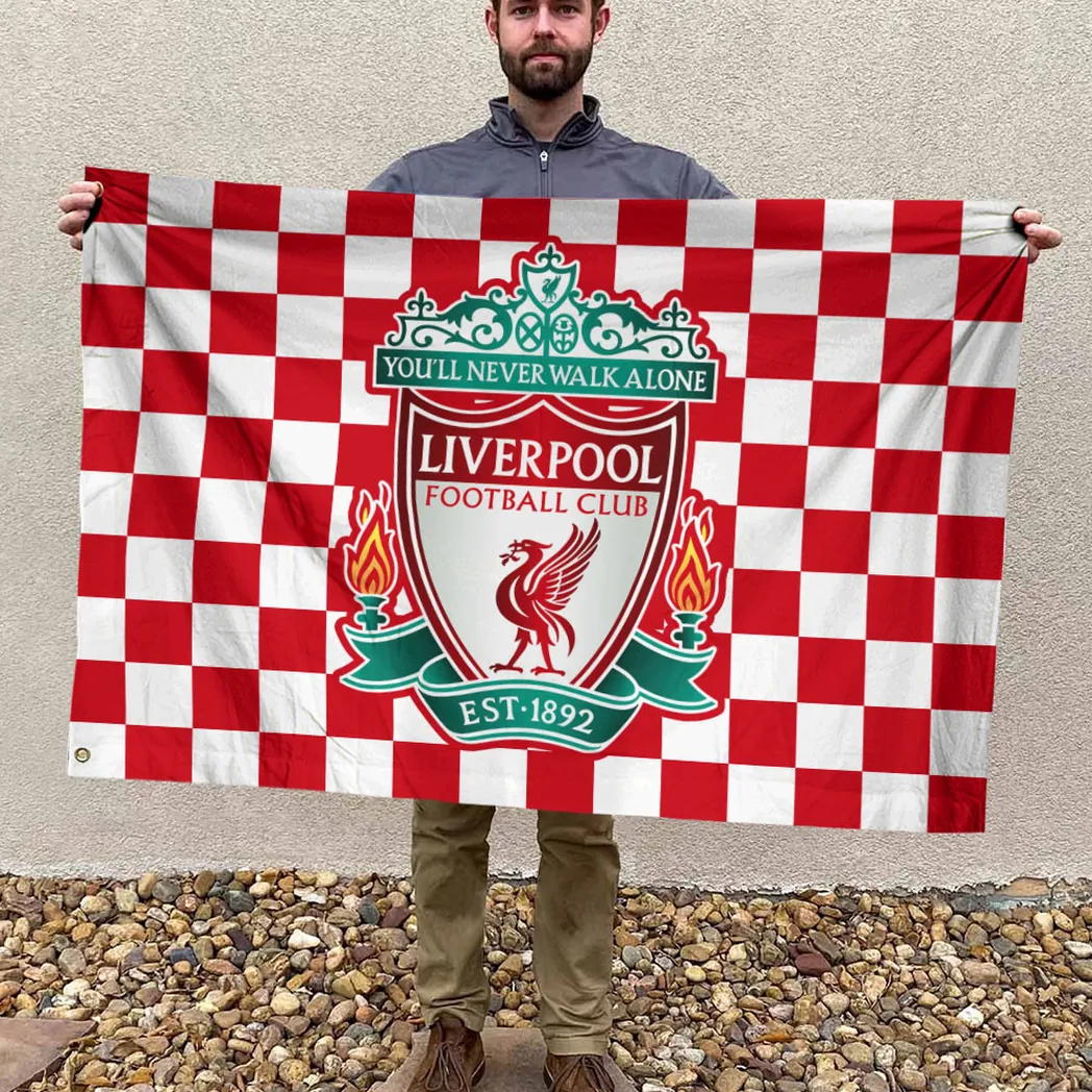 Historic Reds Flags Logo Print, Customizable Sports Banner Flag DEP500 - Image 2