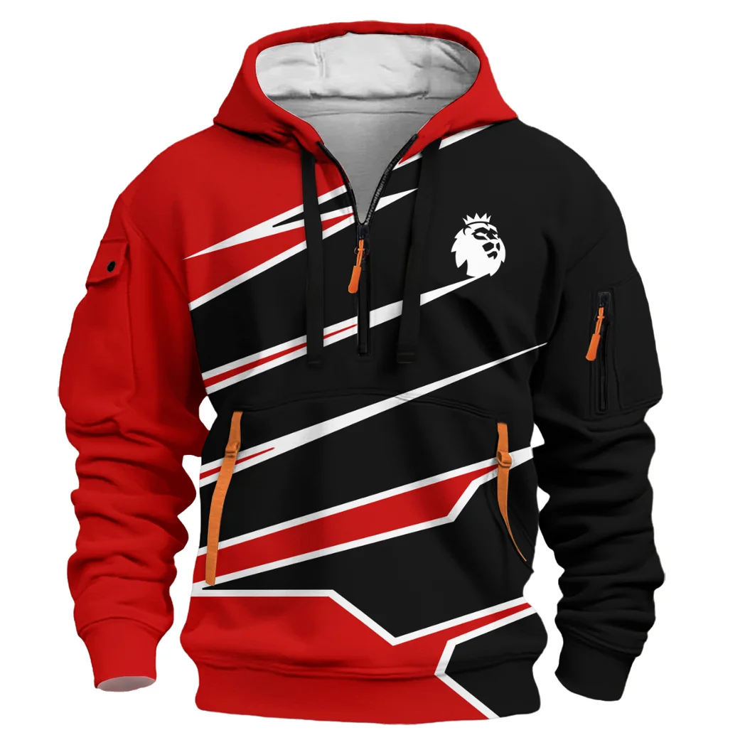 Riverside Whites Hoodie Half Zip 3D, Streetwear Fan Hoodie HVN1316FU - Image 2