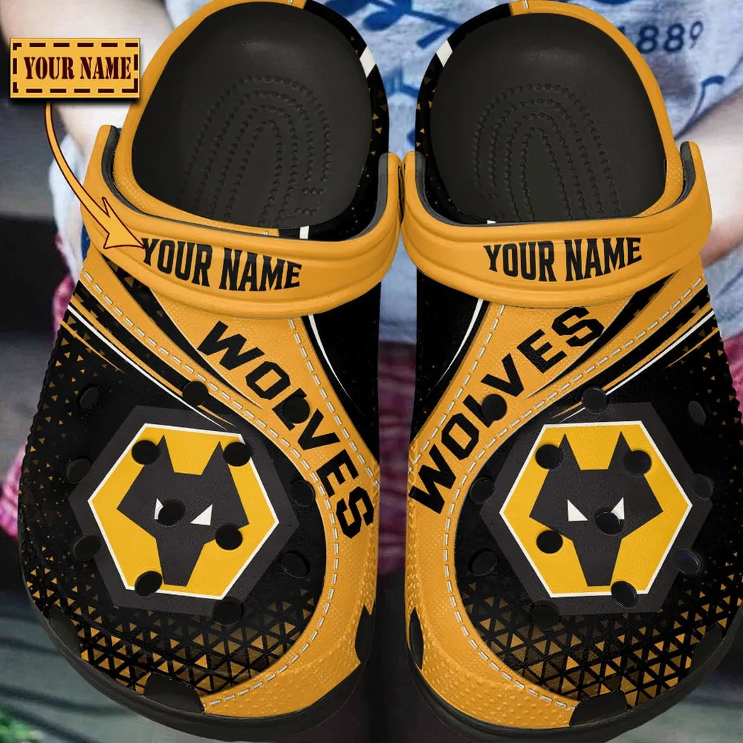 Gold Shirt Squad Clogs Full Print, Active Fan Footwear SPO2120018 - Black - Image 2