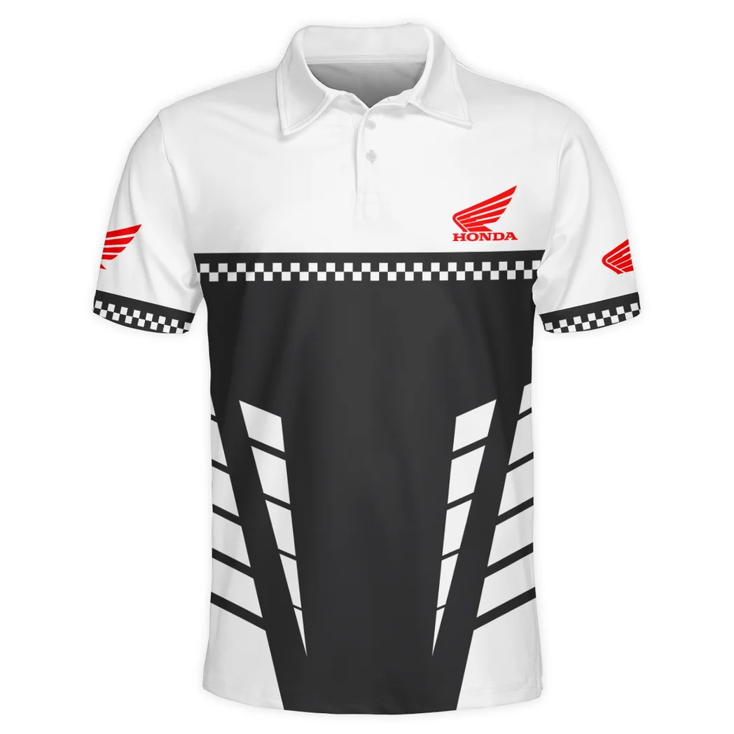 Sport Bike Polo Shirt Exclusive Logo, Everyday Comfort Button Shirt HVN1385HM - Image 3