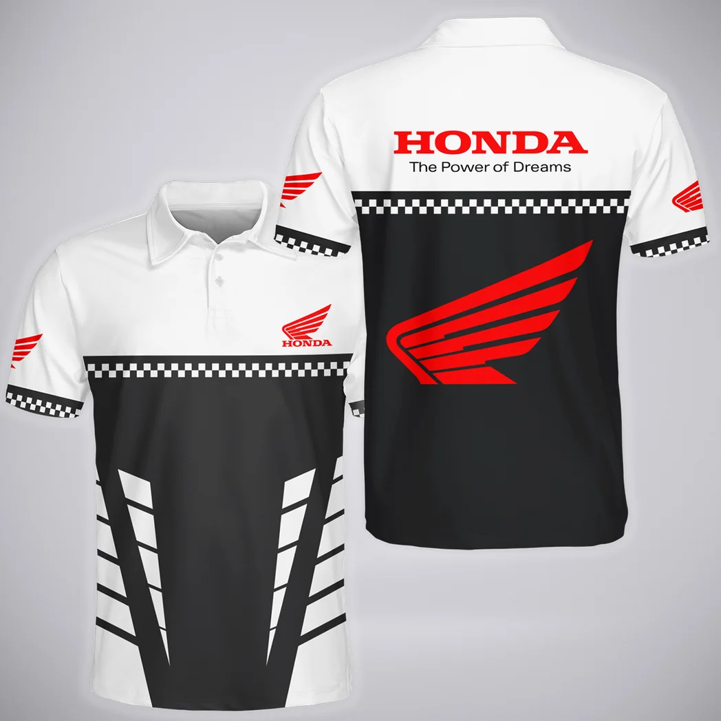 Sport Bike Polo Shirt Exclusive Logo, Everyday Comfort Button Shirt HVN1385HM - Image 2