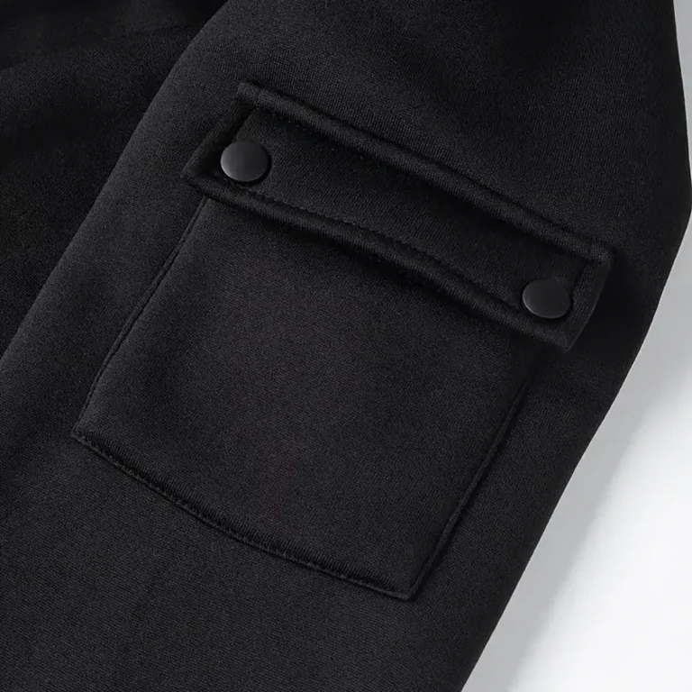 Sport Energy Life Hoodie Half Zipper, Everyday Comfort Half-Zip Hoodie EPL116 - Black - Image 4