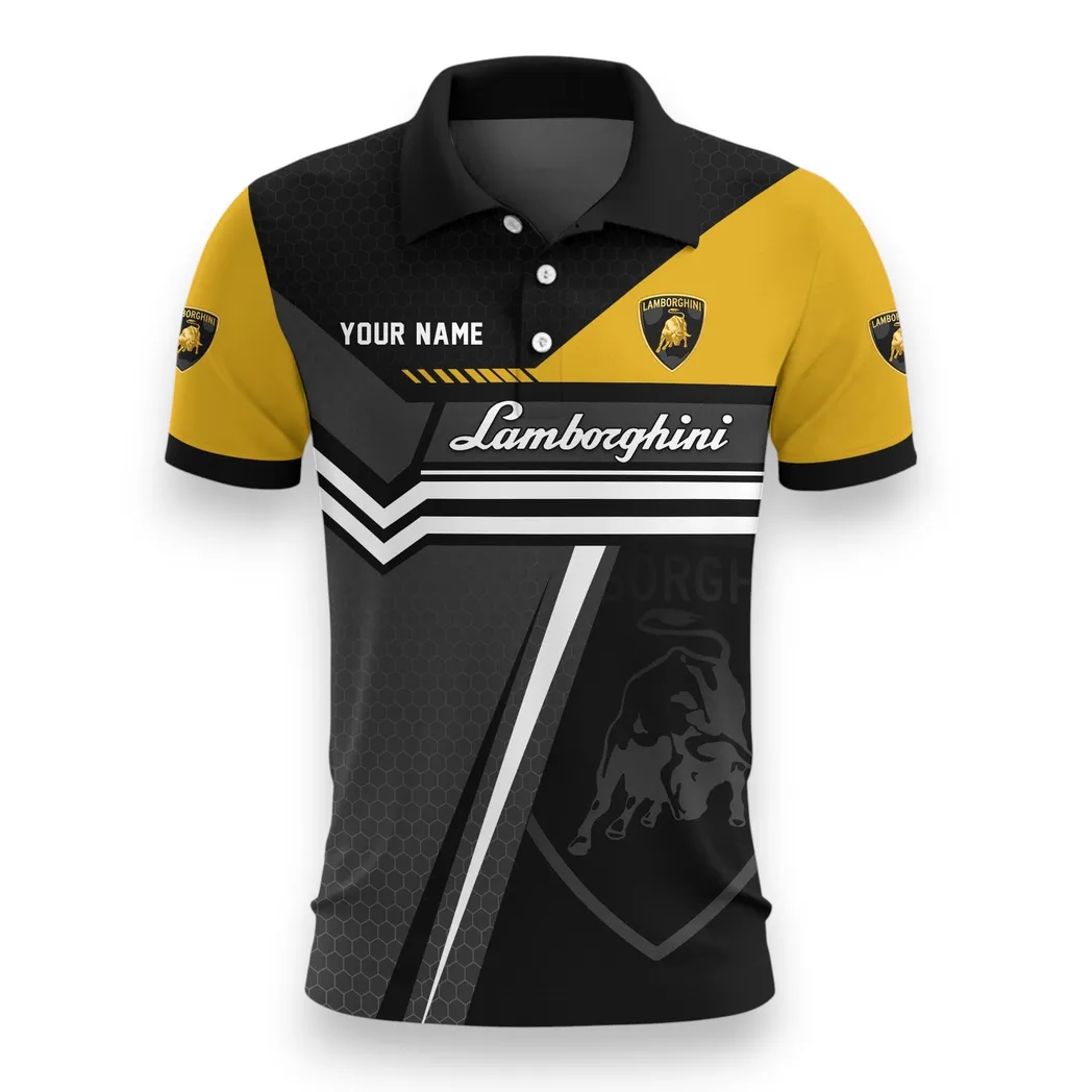 Sports Coupe Polo Shirt, Daily Comfort Button Shirt CAR525111025004 - Image 2