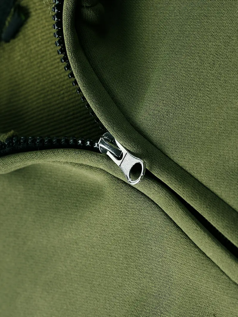 Street Racer Tactical Quarter Zip Hoodie, Exclusive Logo Hoodie For Car Enthusiasts CAR106 - Army Green - Image 6