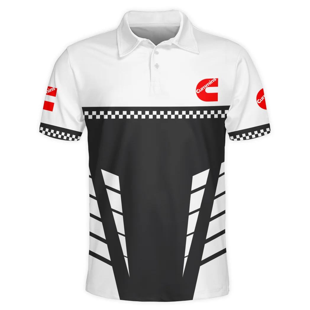 TorqueMaster Power Polo Shirt Exclusive Logo, Sporty Urban Button Shirt HVN1385CU - Image 3