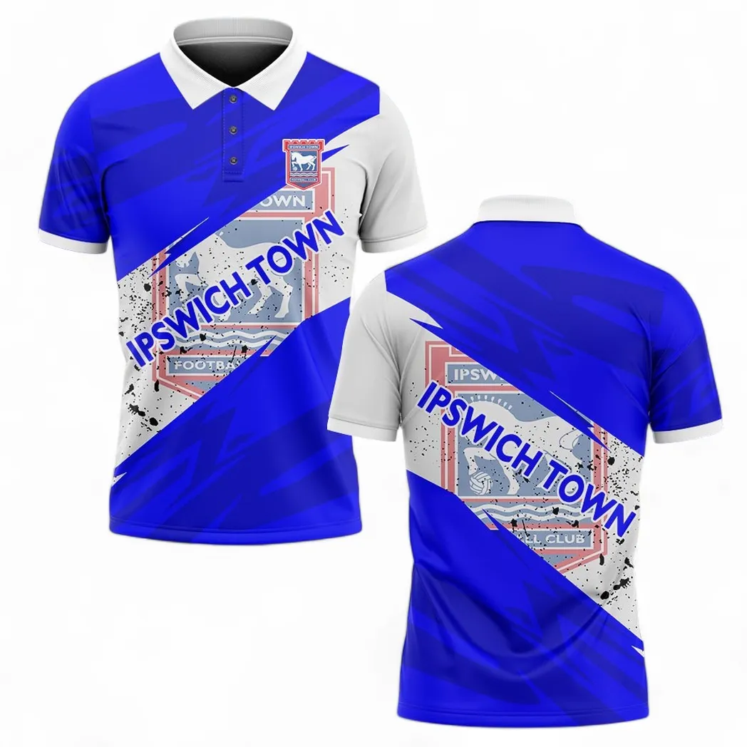 UK Soccer Club Polo Shirt, Full Print Design Button Shirt For Fan Sport EPL210