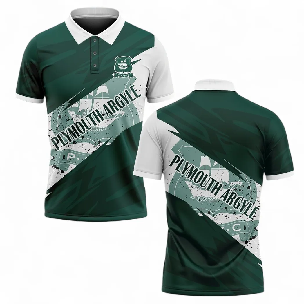 UK Soccer Club Polo Shirt, Full Print Design Button Shirt For Fan Sport EPL210