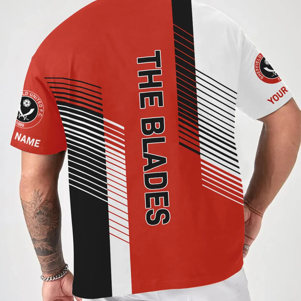 UK Soccer Club T-Shirt, Bold All Over Print Fan Tee For Game Day SPO011 - Image 2