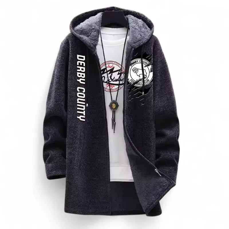 United Fan Zone Fleece Windbreaker Jacket, Outdoor Fan Windbreaker EPL127 - Black - Image 2