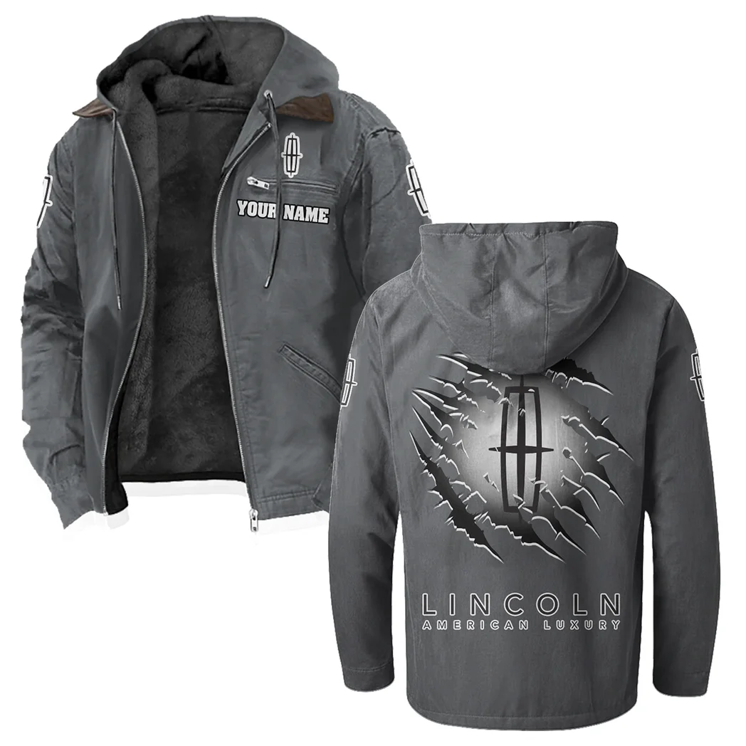 Upscale Vehicle Flannel Hoodie, Biker Spirit Hoodie HVN1327LI - Gray - Image 2