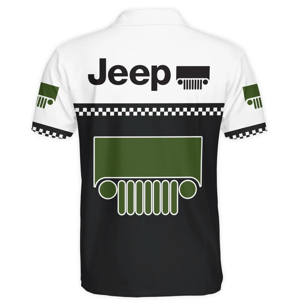 Utility 4x4 Polo Shirt Exclusive Logo, Urban Comfort Button Shirt HVN1385JE - Image 4