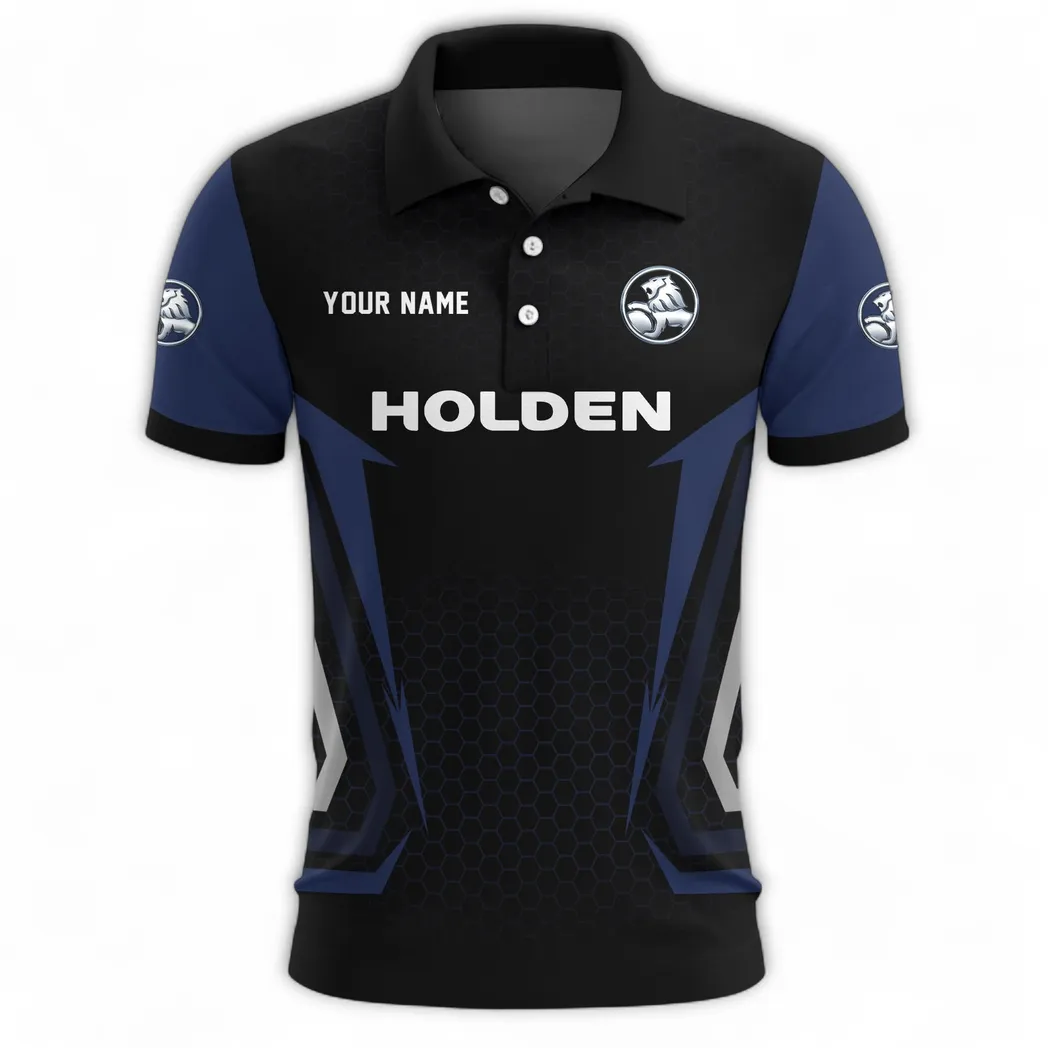 Utility Vehicle Polo Shirt, Sporty Casual Button Shirt CAR526 - Navy - Image 2