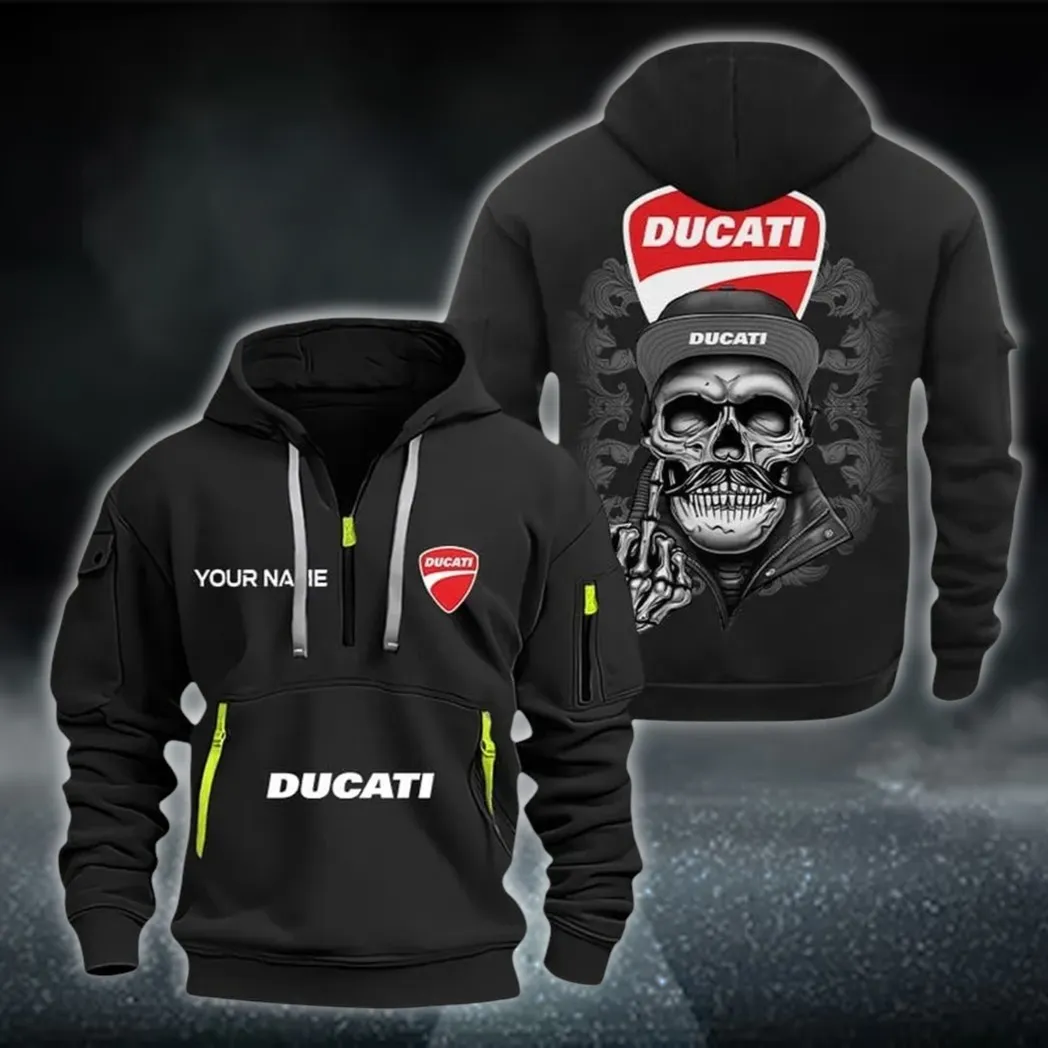 Velocity Beast Hoodie Half Zipper, Everyday Comfort Half-Zip Hoodie CAR166 - Black