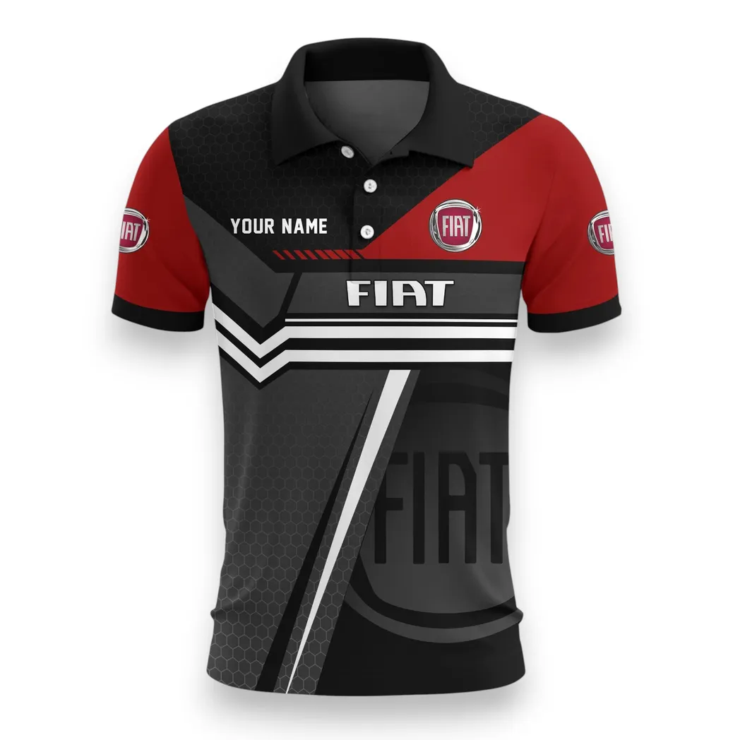 Vintario Autos Polo Shirt, Sporty Urban Style Button Shirt CAR525111025029 - Image 2