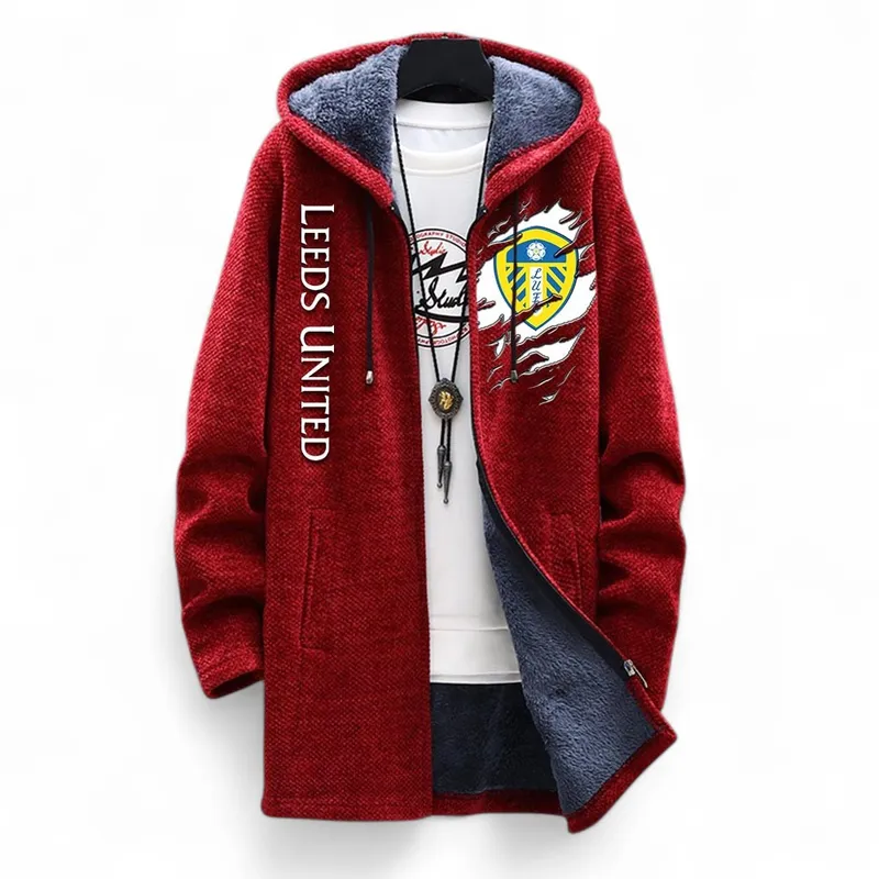 White Shirt Army Fleece Windbreaker Jacket, All-Season Fan Jacket EPL127 - Red - Image 2