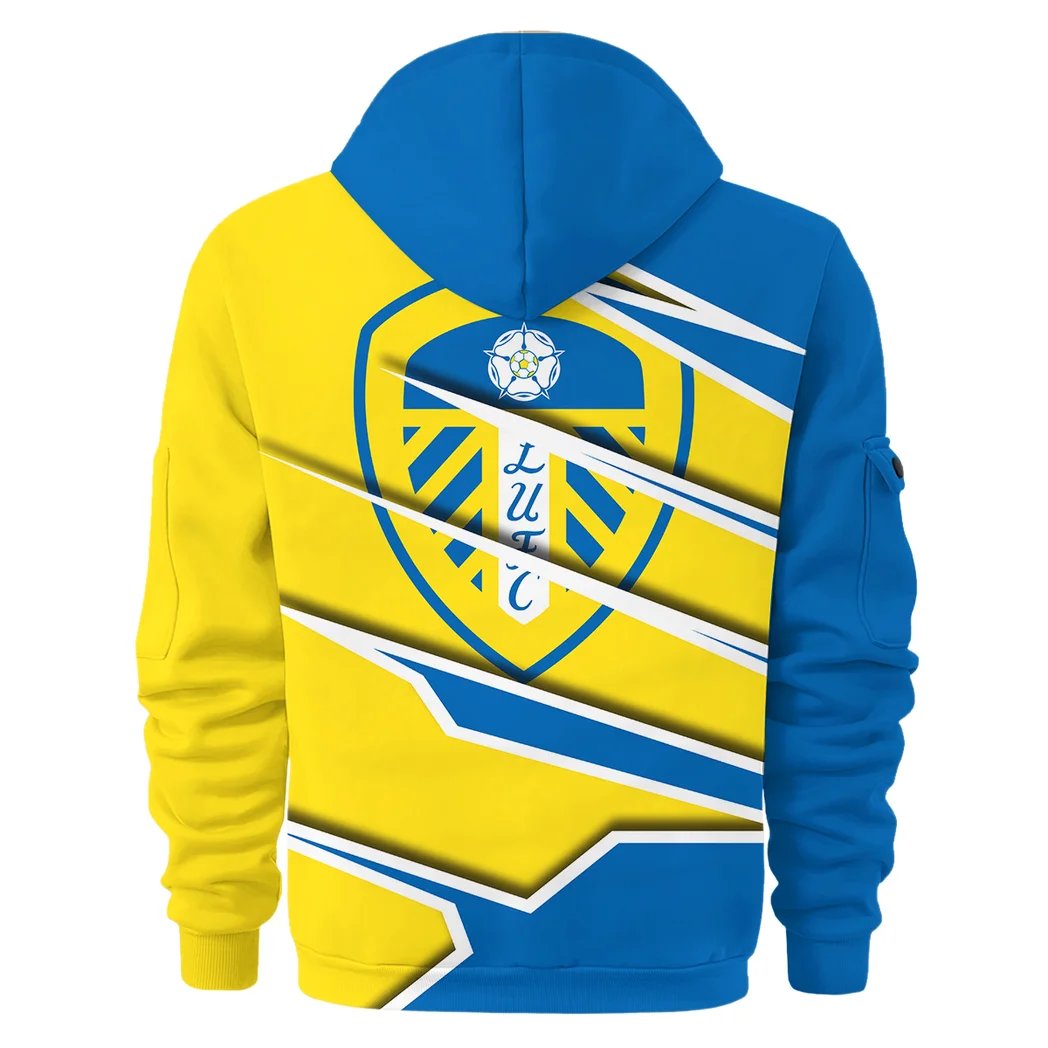 White Shirt Army Hoodie Half Zip 3D, Supporter Spirit Hoodie HVN1316LU - Image 3