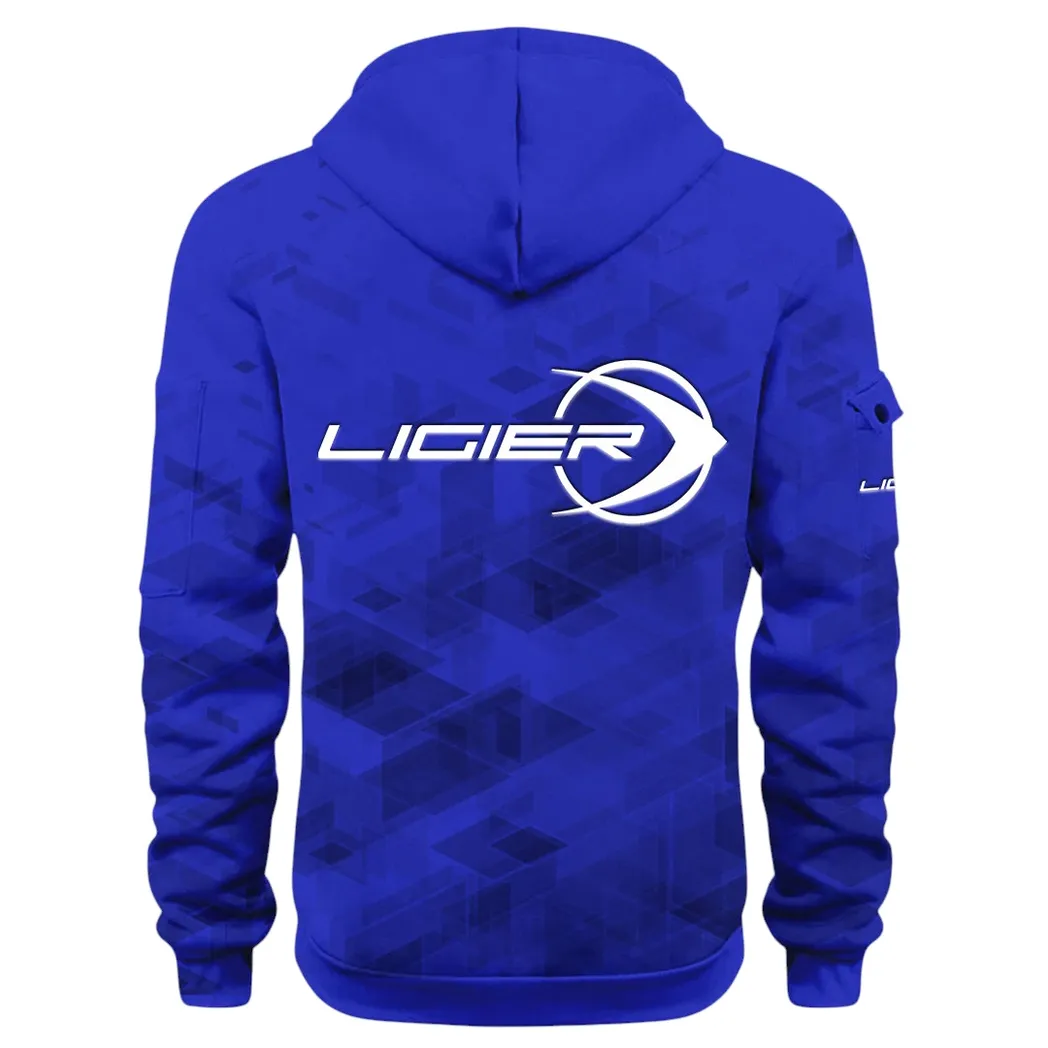 Racing Vibe Hoodie Half Zip 3D Print, Casual Fit for Everyday Wear Hoodie CAR514 - Blue - Image 4