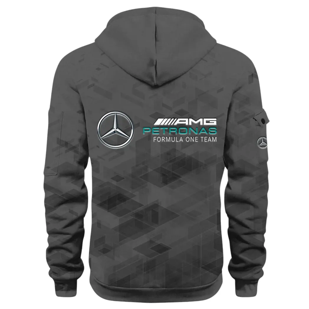 Road Spirit Hoodie Half Zip 3D Print, Comfortable Daily Hoodie CAR514 - Dark Gray - Image 4