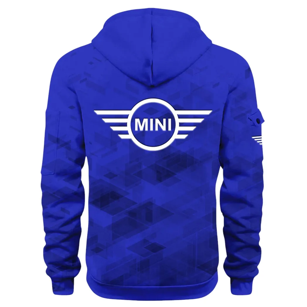 Car Zippy Compact Hoodie Half Zip 3D Print, Casual Fit for Everyday Wear Hoodie CAR514 - Blue - Image 4