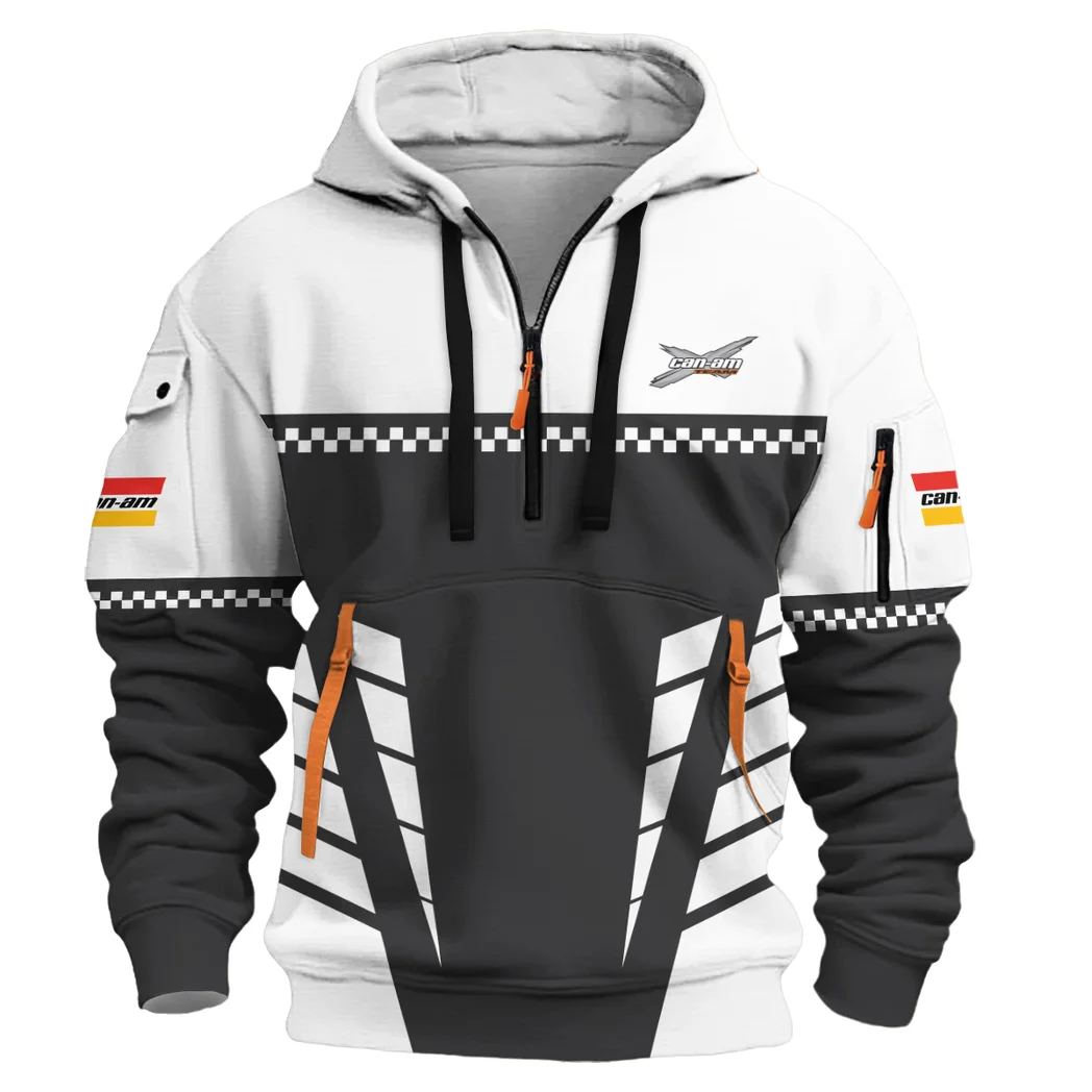 Adventure Quad Hoodie Half Zip 3D, Casual Fit for Everyday Wear Hoodie HVN1385CA - Image 3