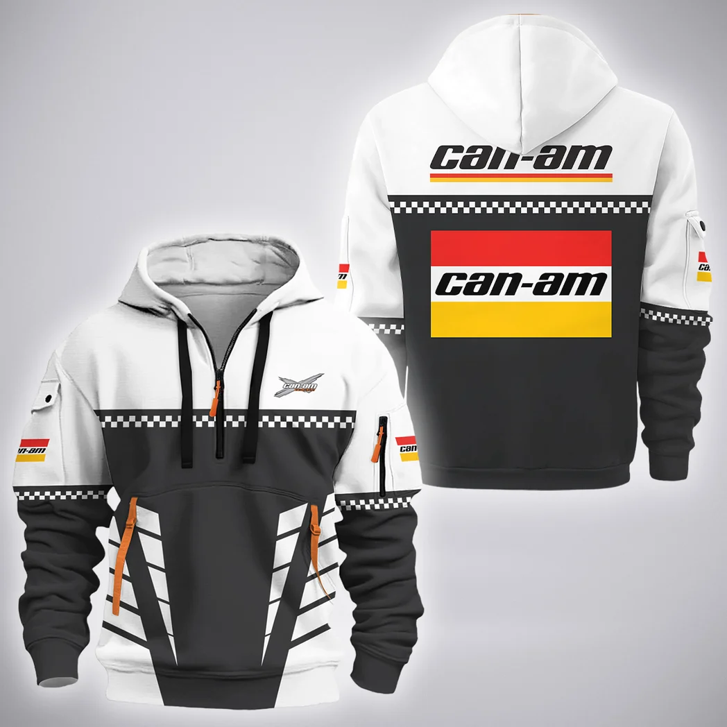 Adventure Quad Hoodie Half Zip 3D, Casual Fit for Everyday Wear Hoodie HVN1385CA - Image 2