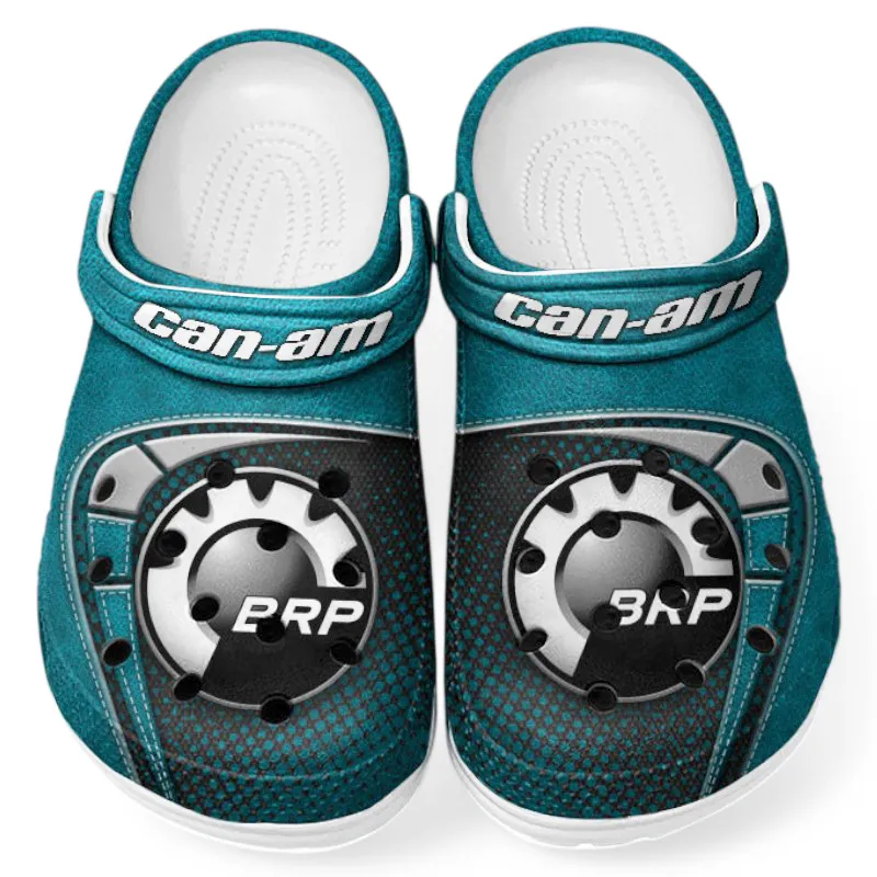 Adventure Quad Lover’s All Over Print Clog, Slip-On Shoes for Daily Comfort and Garage Style CAR183 - Cyan - Image 2