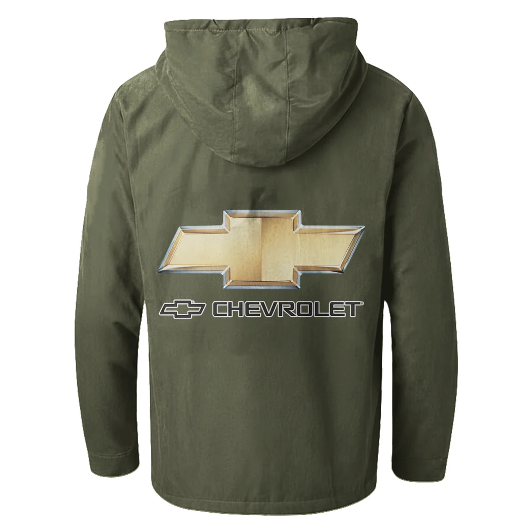 American Pickup Truck Flannel Hoodie, Classic Garage Hoodie HVN1330CE - Green - Image 3