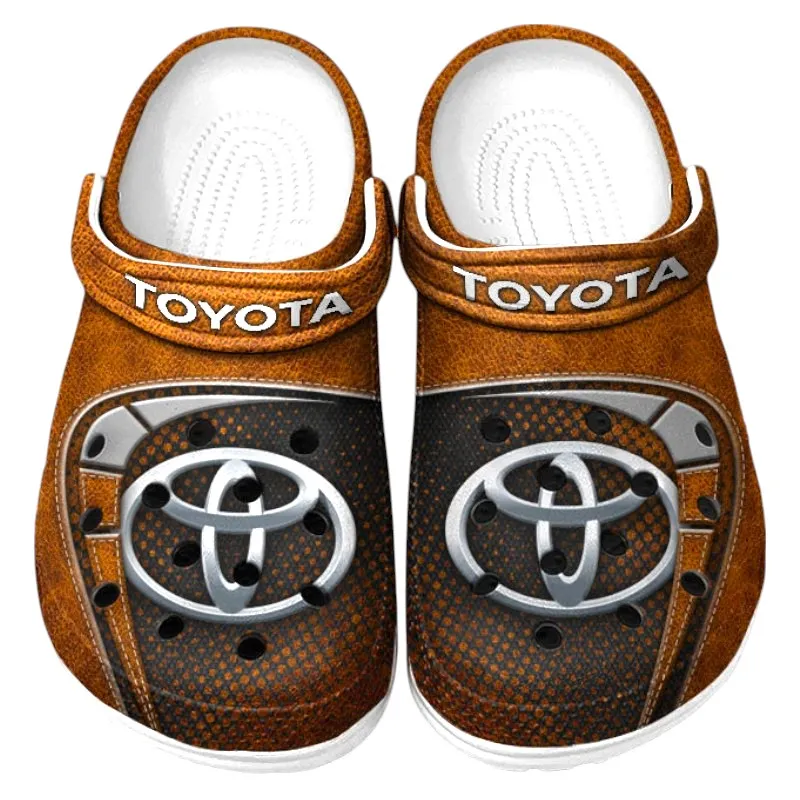Automotive Theme Mid-Size SUV Clog with Full Print Design, Stylish Everyday Comfort for Car Enthusiasts CAR177 - Orange - Image 2