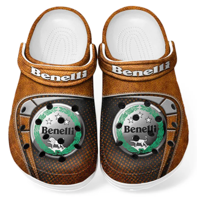 Custom Modern Cruiser Inspired Clog All Over Print, Comfortable Slip-On Footwear for Auto Fans CAR183 - Orange - Image 2