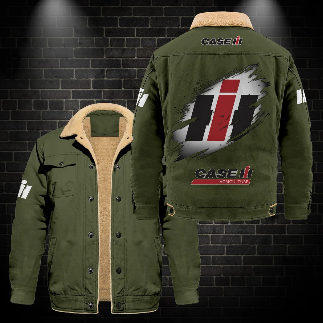 Field Work Machine Jacket Fur Collar Fleece, Bold Road Ready Jacket HVN1397CS - Military Green - Image 2