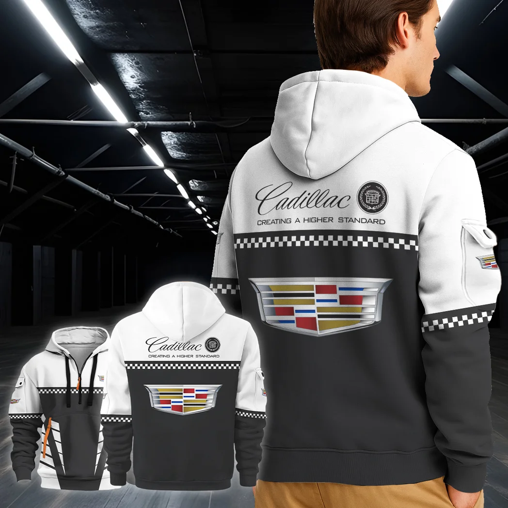 High-End Sedan Hoodie Half Zip 3D, Comfortable Everyday Hoodie HVN1385CA