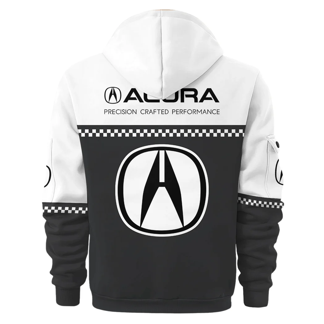 Luxury Car Hoodie Half Zip 3D, Urban Style & Relaxed Fit Hoodie HVN1385AC - Image 4