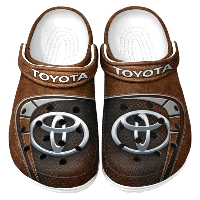 Minivan Culture Clog, Stylish All Over Print Lightweight Shoes for Auto Fans and Streetwear Style CAR177 - Brown - Image 2