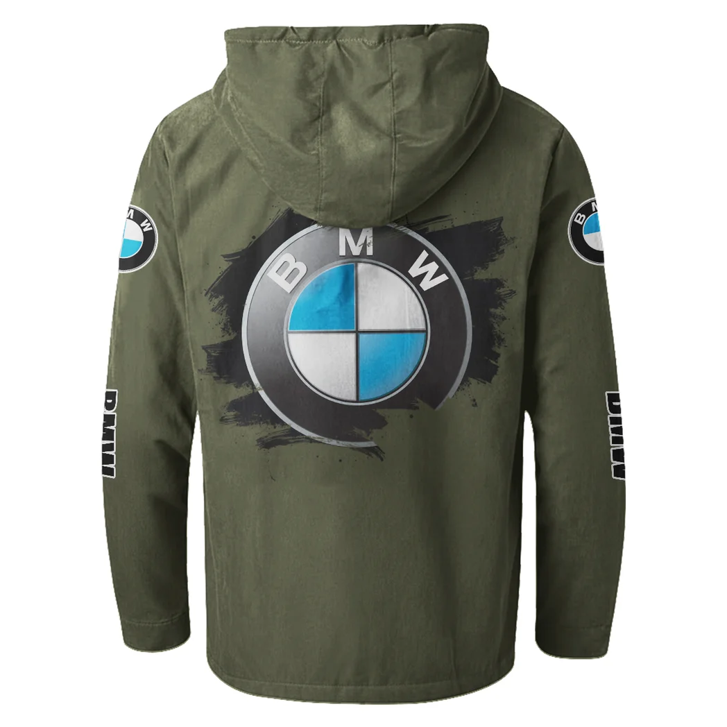 Motorsport Edition Car Flannel Hoodie, Streetwear Flannel for Drivers HVN1329BM - Green - Image 3