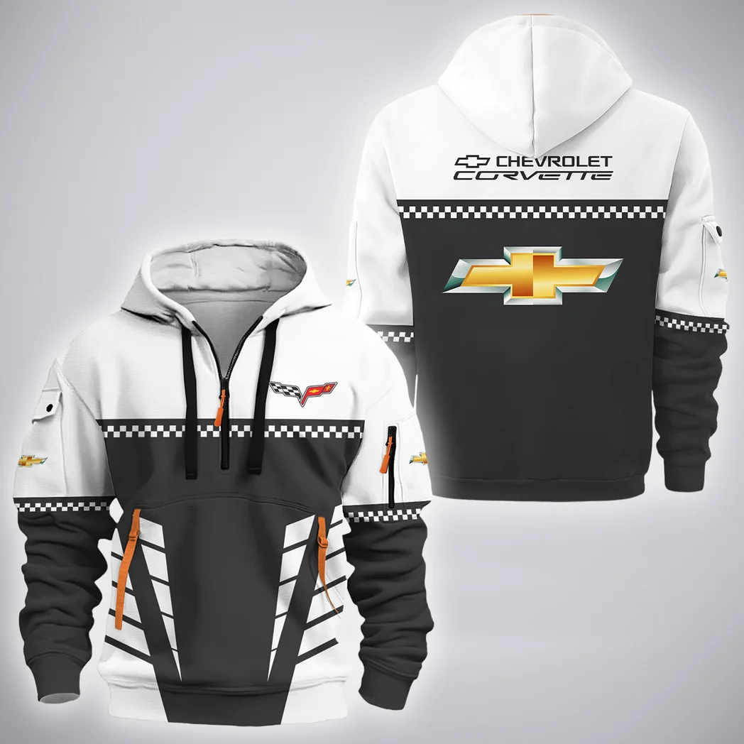 Performance Vehicle Hoodie Half Zip 3D, Street-Ready Casual Hoodie HVN1385CC - Image 2