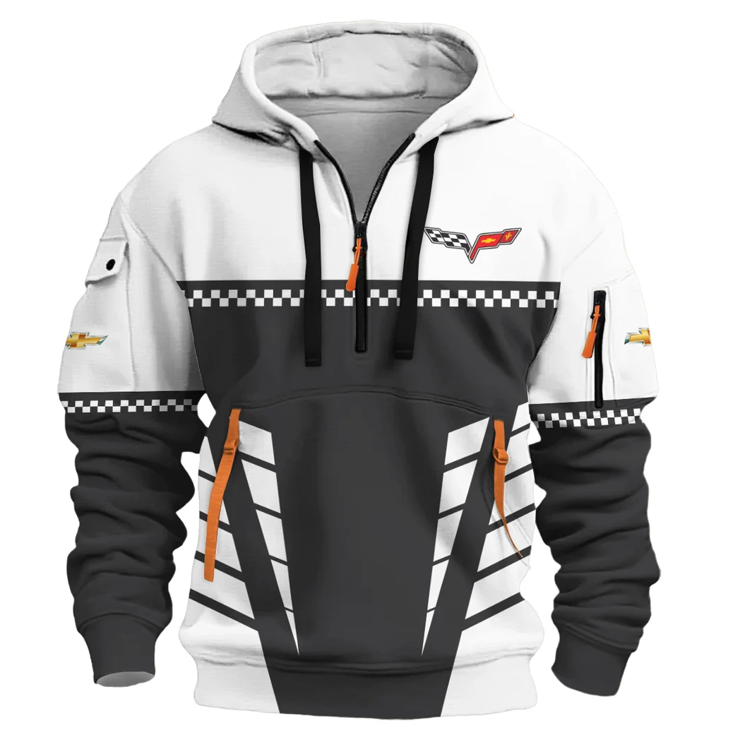 Performance Vehicle Hoodie Half Zip 3D, Street-Ready Casual Hoodie HVN1385CC - Image 3