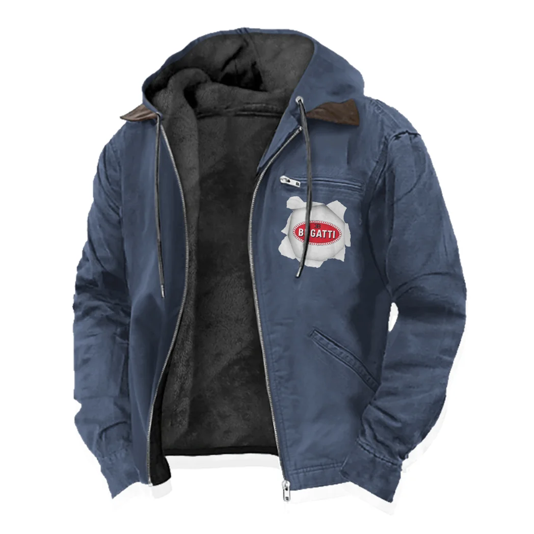 Prestige Coupe Flannel Hoodie, Everyday Driver Hoodie HVN1330BU - Navy Blue - Image 2