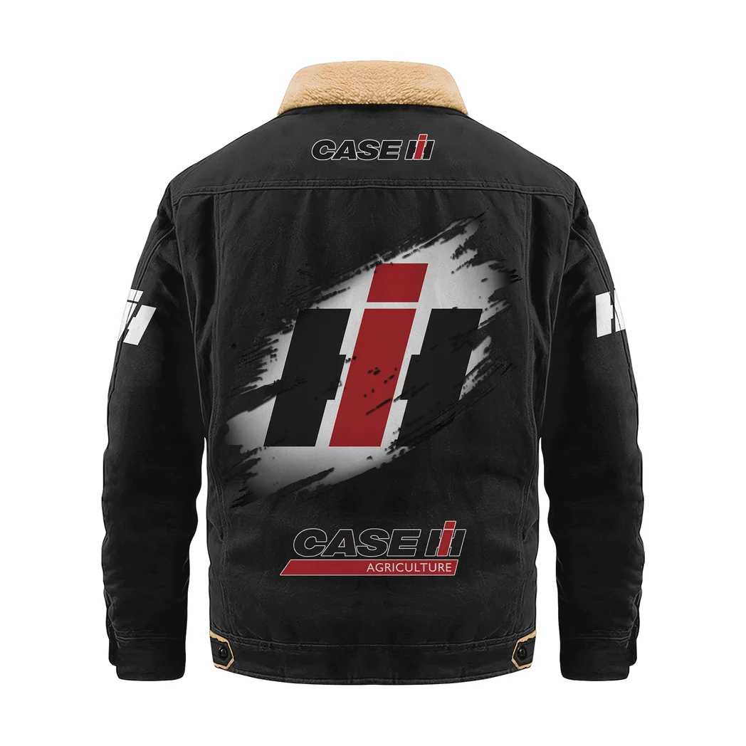 Ranch Tractor Jacket Fur Collar Fleece, Bold Road Ready Jacket HVN1397CS - Black - Image 3