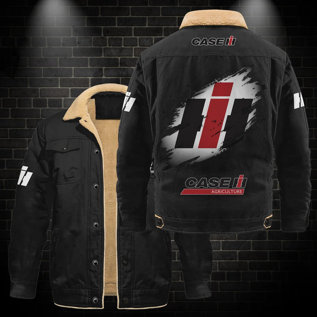 Ranch Tractor Jacket Fur Collar Fleece, Bold Road Ready Jacket HVN1397CS - Black - Image 2