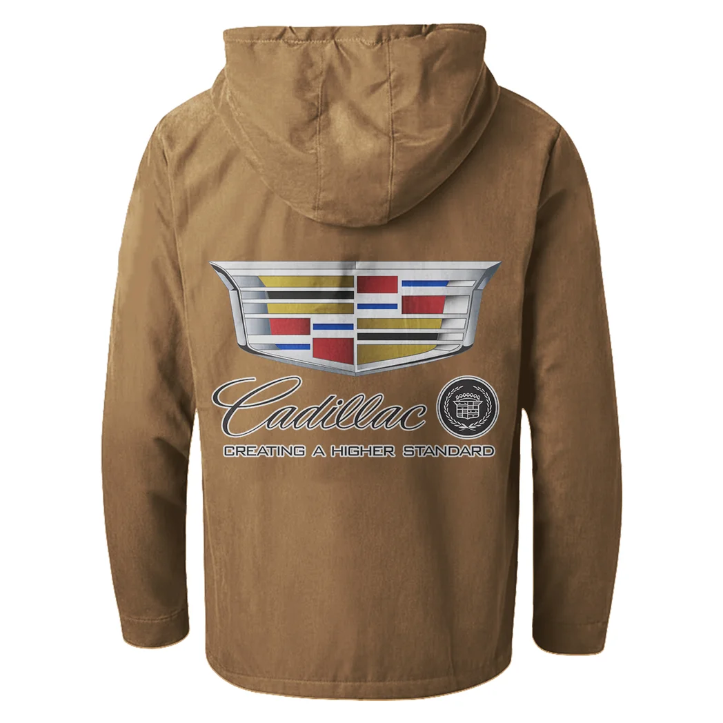 Road Legend Flannel Shirt Flannel Hoodie, Road Life Flannel HVN1330CA - Camel - Image 3